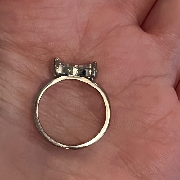 Silver Bow Ring Size 5 1/2 - Picture 5 of 7